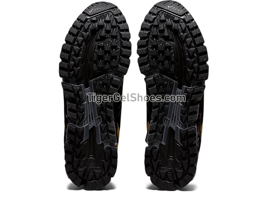 Asics GEL-QUANTUM 360 6 Black/Pure Gold 1201A277-001 GEL Mens Womens Shoes