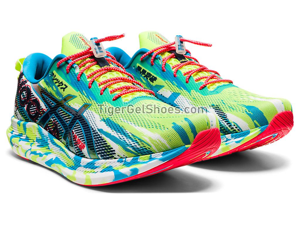 Asics NOOSA TRI 13 Hazard Green/Digital Aqua 1011B021-300 Mens Running Shoes