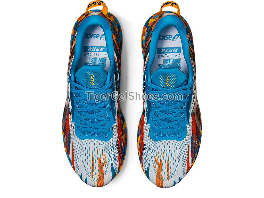 Asics NOOSA TRI 13 Digital Aqua/Marigold Orange 1011B152-400 Mens Running Shoes