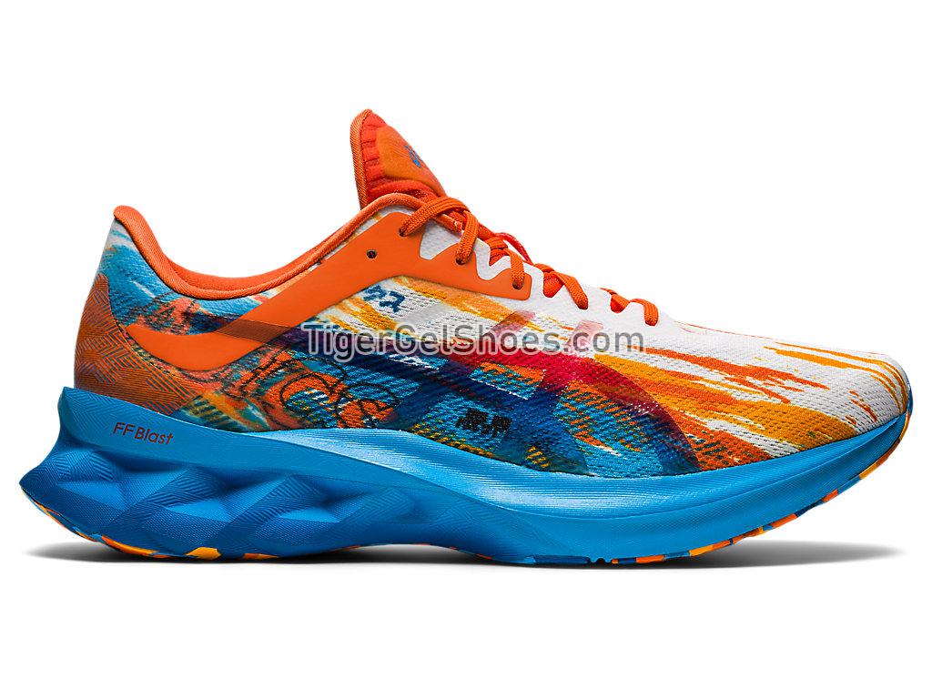Asics NOVABLAST Digital Aqua/Marigold Orange 1011B239-400 Mens Running Shoes