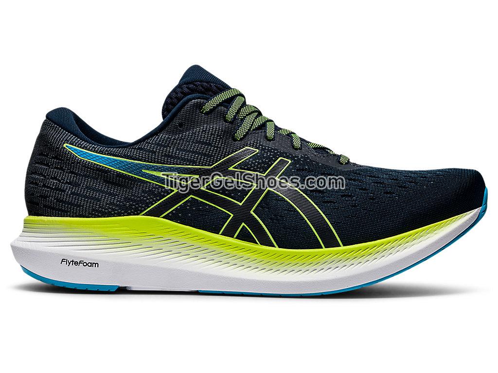 Asics EVORIDE 2 French Blue/Hazard Green 1011B017-401 Mens Running Shoes