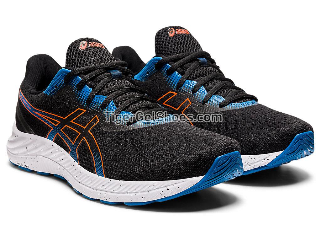 Asics GEL-EXCITE 8 Black/Marigold Orange 1011B036-004 Mens Running Shoes