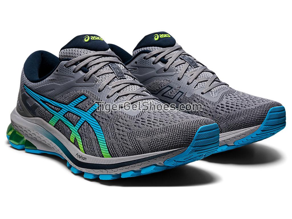 Asics GT-1000 10 Sheet Rock/Hazard Green 1011B001-025 Mens Running Shoes