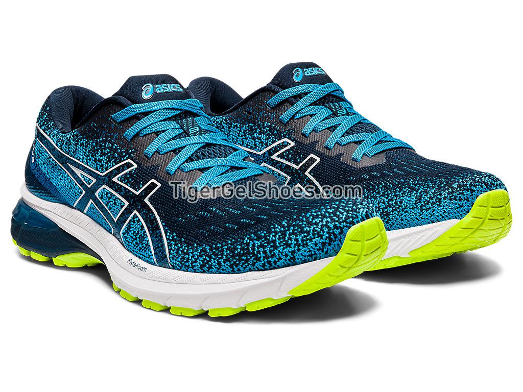 Asics GT-2000 9 KNIT French Blue/White 1011A989-400 Mens Running Shoes
