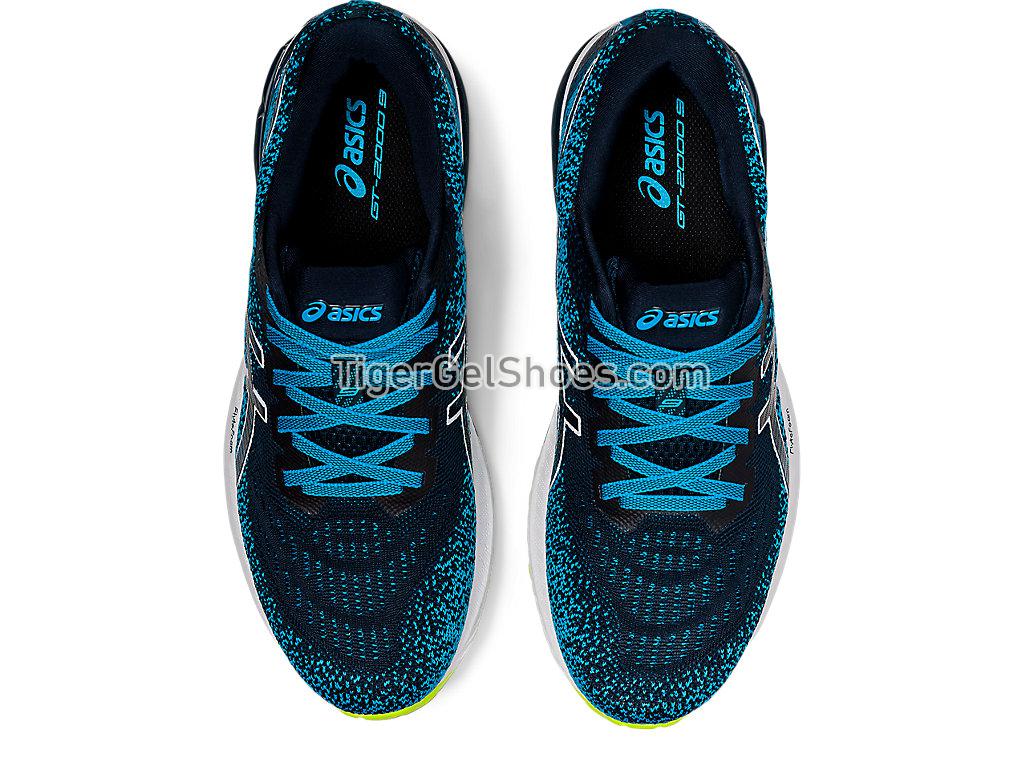 Asics GT-2000 9 KNIT French Blue/White 1011A989-400 Mens Running Shoes