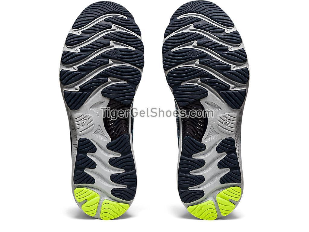 Asics GEL-NIMBUS 23 (4E) Carrier Grey/Digital Aqua 1011B005-020 Mens Running Shoes