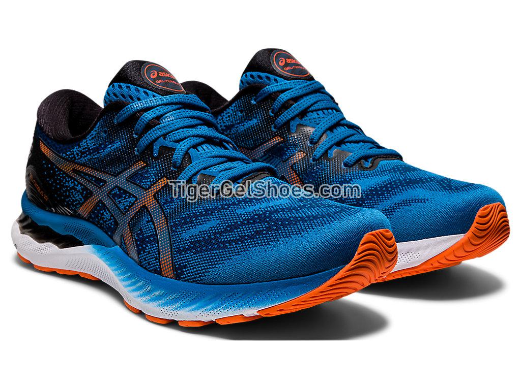 Asics GEL-NIMBUS 23 Reborn Blue/Black 1011B004-400 Mens Running Shoes