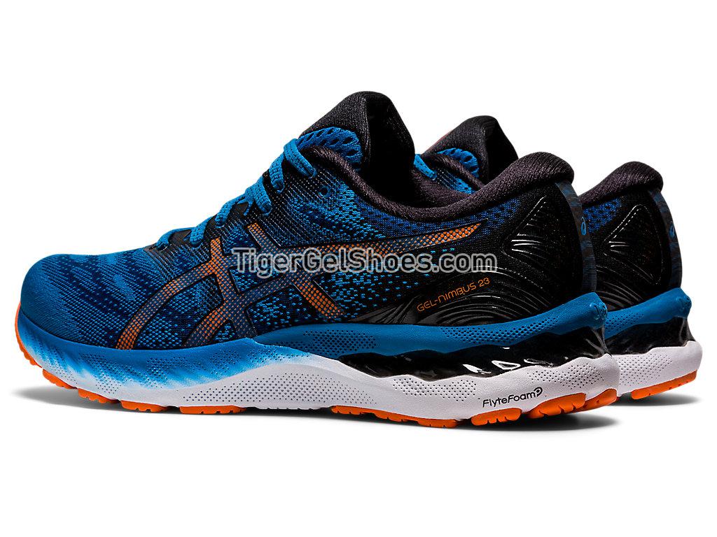 Asics GEL-NIMBUS 23 Reborn Blue/Black 1011B004-400 Mens Running Shoes