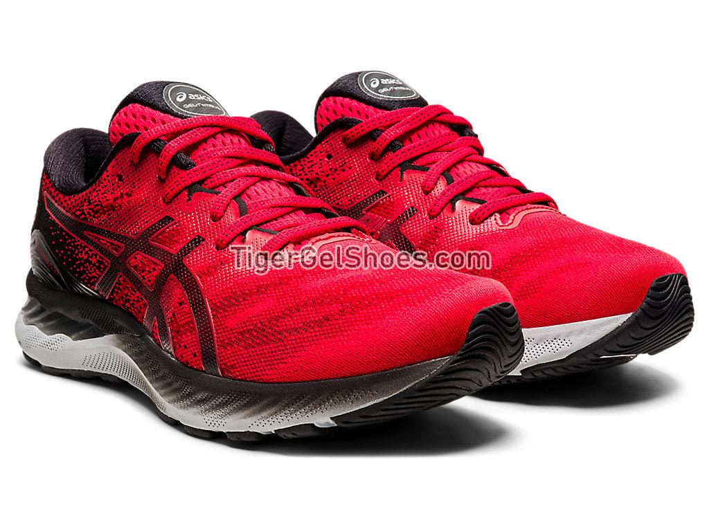 Asics GEL-NIMBUS 23 Classic Red/Black 1011B004-600 Mens Running Shoes