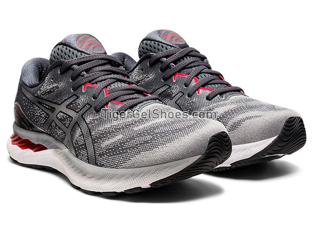 Asics GEL-NIMBUS 23 Sheet Rock/Black 1011B004-021 Mens Running Shoes