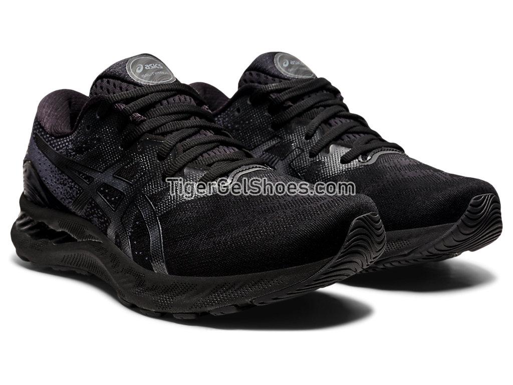 Asics GEL-NIMBUS 23 (4E) Black/Black 1011B005-002 Mens Running Shoes