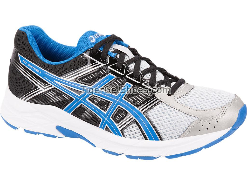 Asics GEL-Contend 4 Silver/Classic Blue/Black T715N-9342 Mens Running Shoes