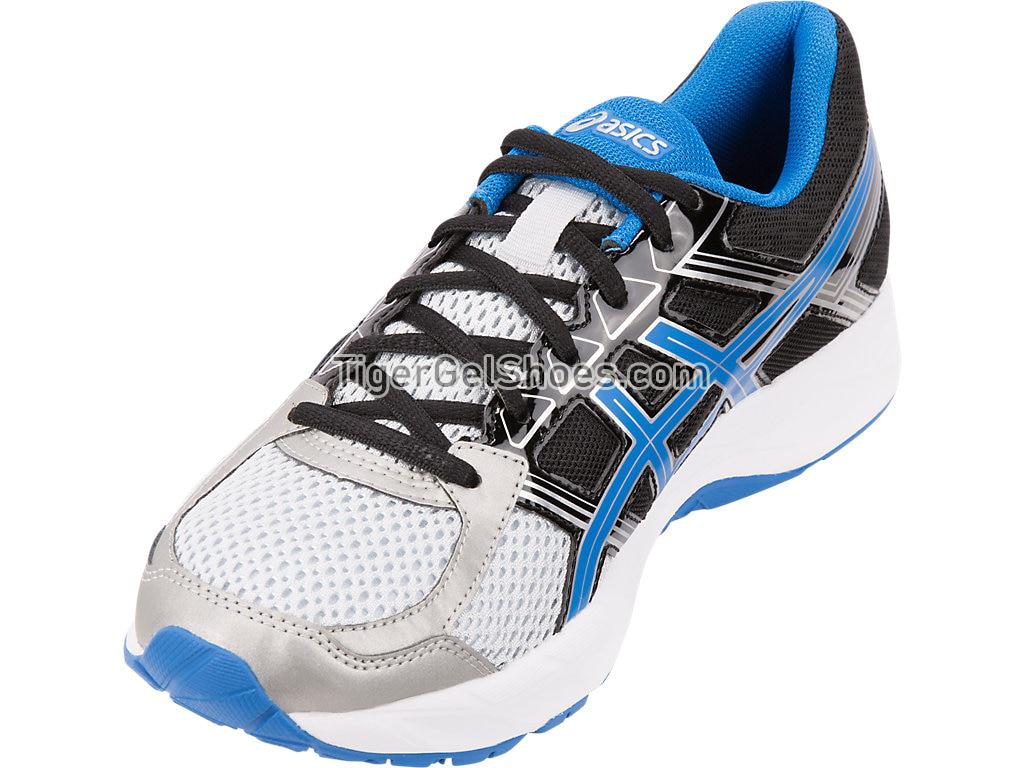 Asics GEL-Contend 4 Silver/Classic Blue/Black T715N-9342 Mens Running Shoes