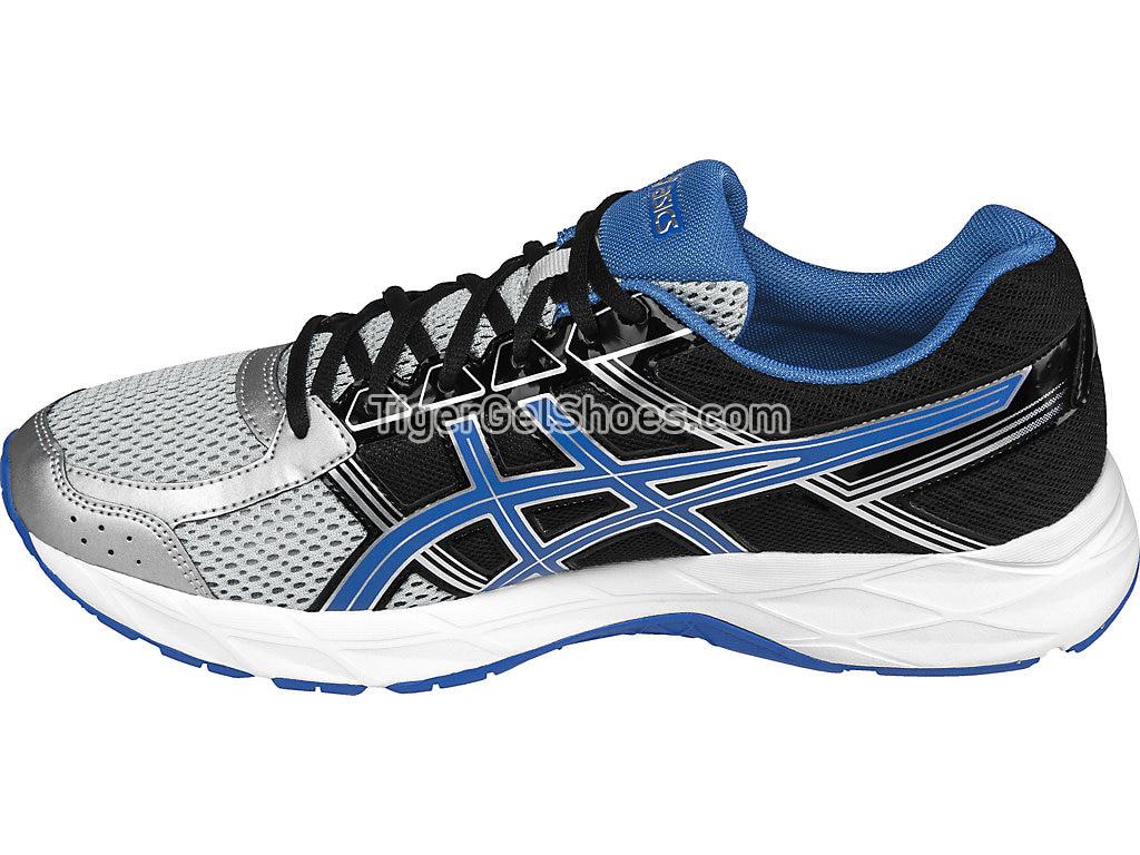 Asics GEL-Contend 4 Silver/Classic Blue/Black T715N-9342 Mens Running Shoes