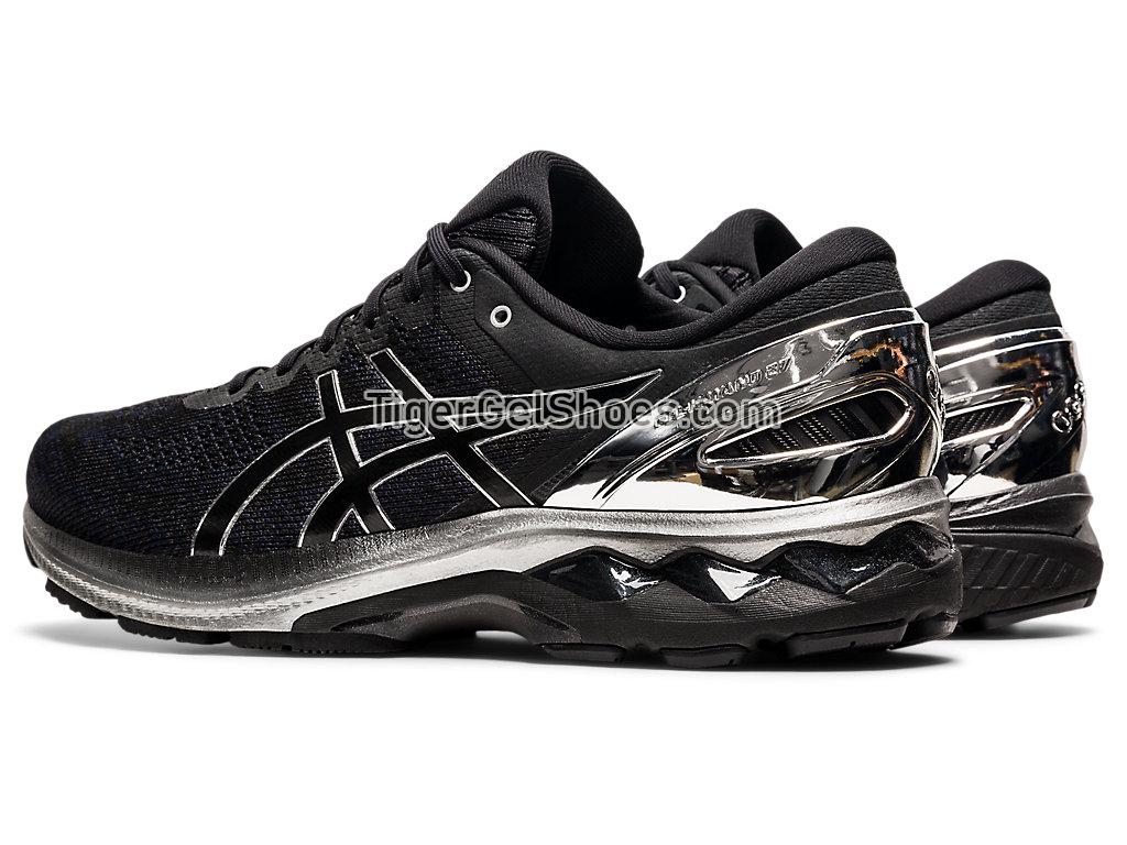 Asics GEl-KAYANO 27 PLATINUM Black/Pure Silver 1011B158-001 Mens Running Shoes