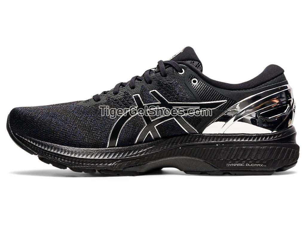 Asics GEl-KAYANO 27 PLATINUM Black/Pure Silver 1011B158-001 Mens Running Shoes