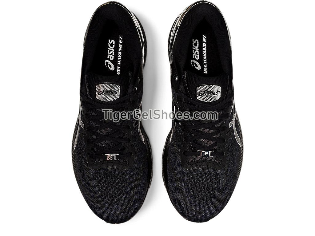 Asics GEl-KAYANO 27 PLATINUM Black/Pure Silver 1011B158-001 Mens Running Shoes