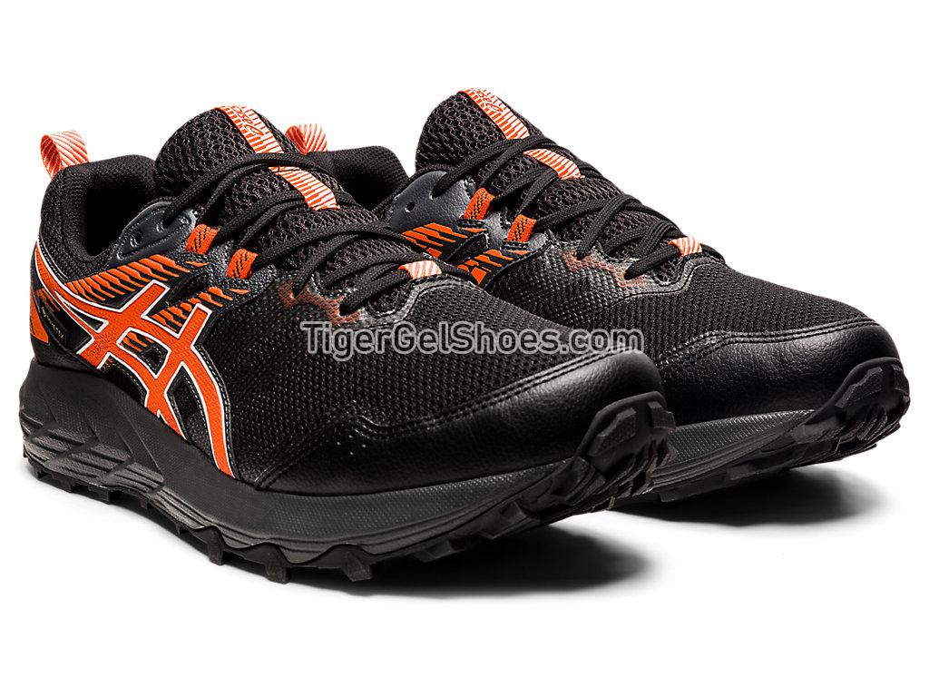 Asics GEL-SONOMA 6 G-TX Black/Marigold Orange 1011B048-001 Mens Trail Running Shoes