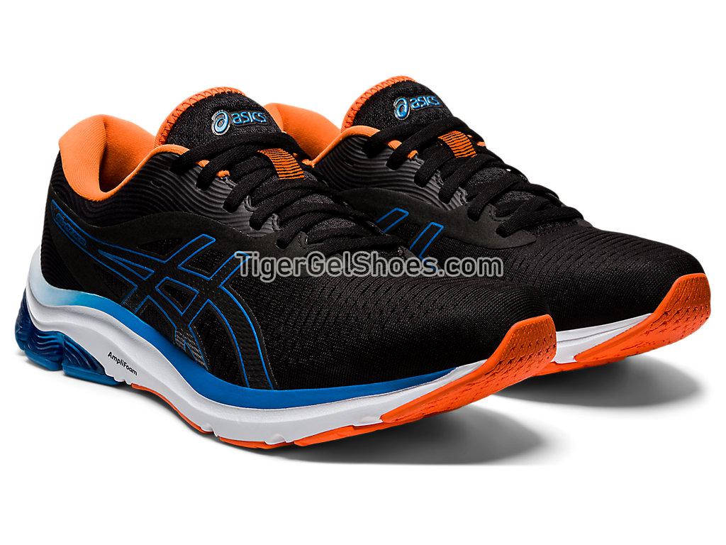 Asics GEL-PULSE 12 Black/Reborn Blue 1011A844-005 Mens Running Shoes