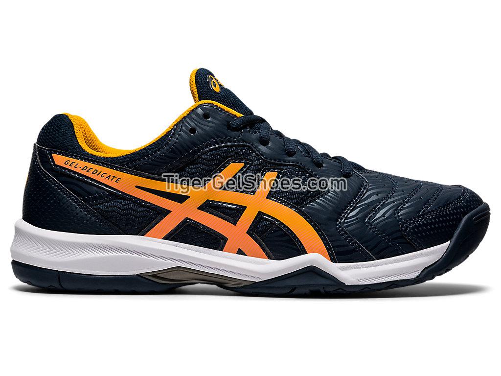 Asics GEL-DEDICATE 6 French Blue/Amber 1041A074-405 Mens Tennis Shoes
