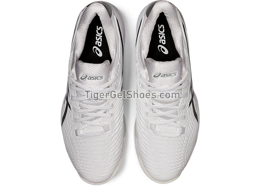 Asics SOLUTION SPEED FF White/Black 1041A182-100 Mens Tennis Shoes