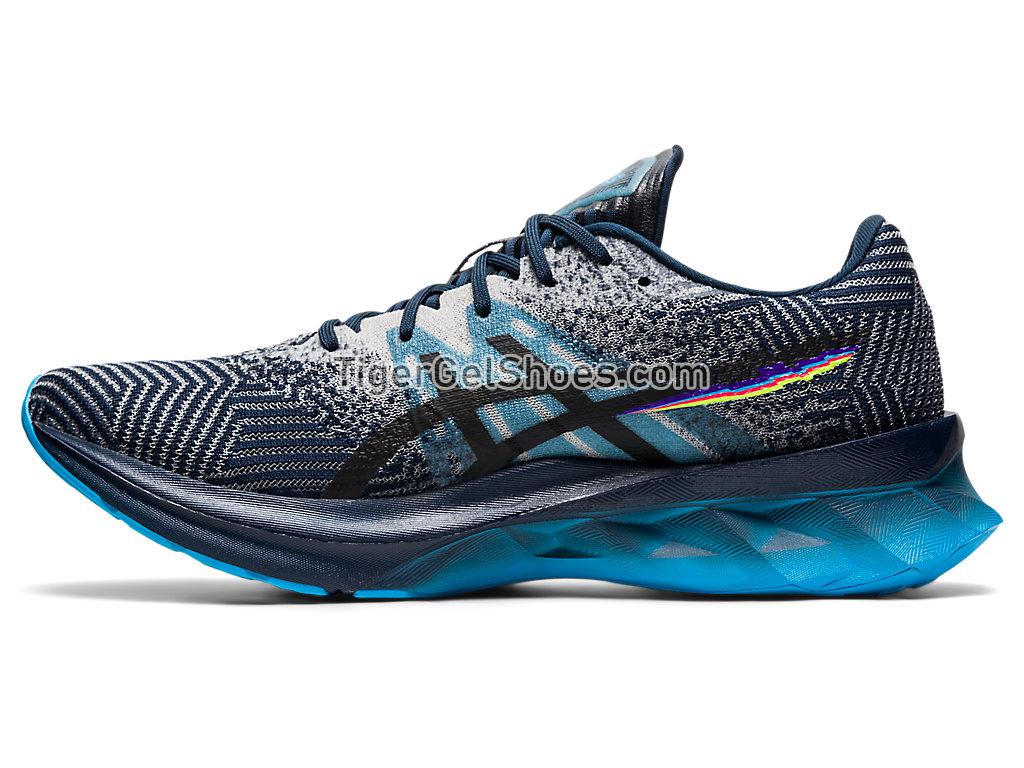 Asics NOVABLAST French Blue/Black 1011B149-400 Mens Running Shoes