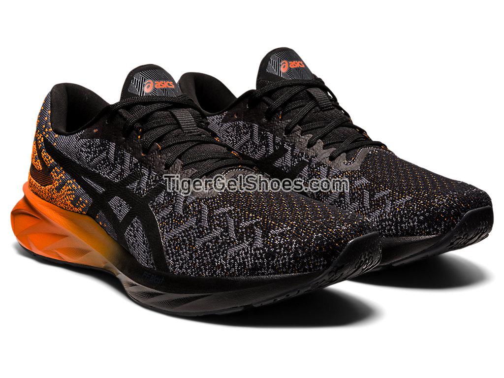 Asics DYNABLAST Black/Marigold Orange 1011A819-003 Mens Running Shoes