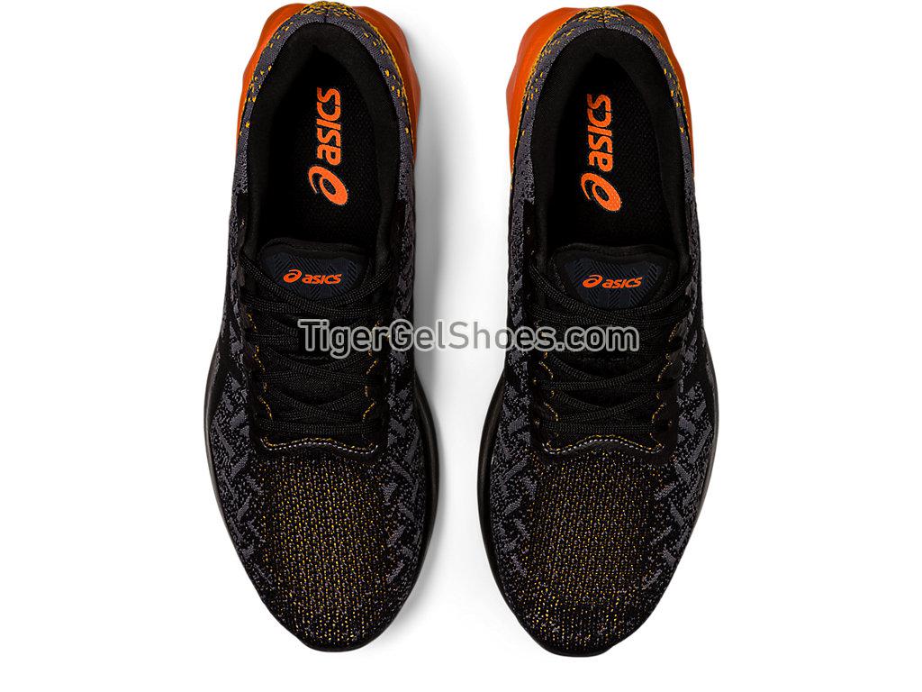 Asics DYNABLAST Black/Marigold Orange 1011A819-003 Mens Running Shoes
