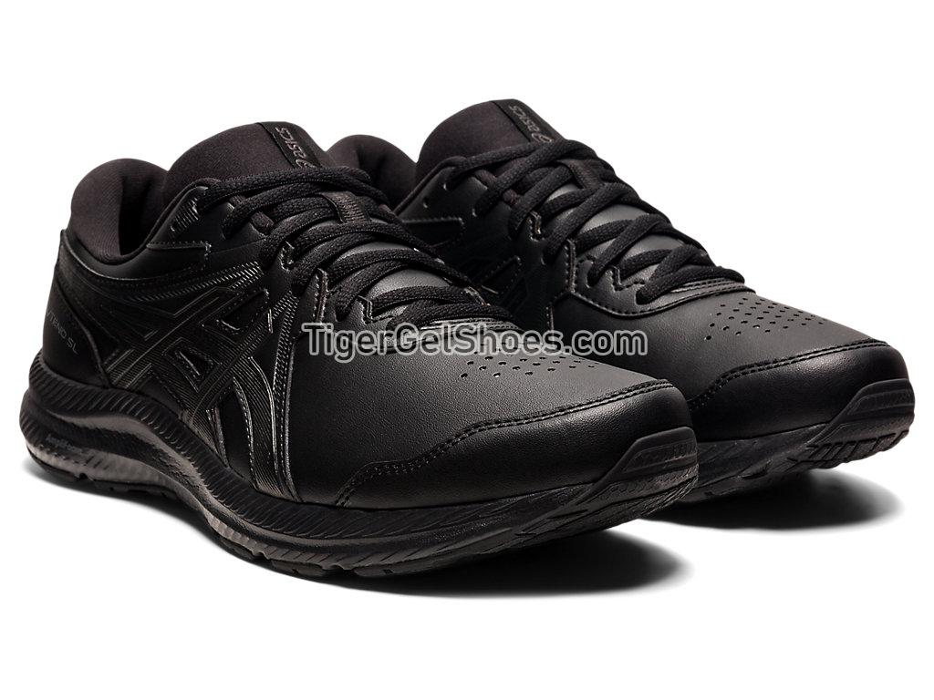 Asics GEL-CONTEND WALKER Black/Black 1131A049-001 Mens Running Shoes