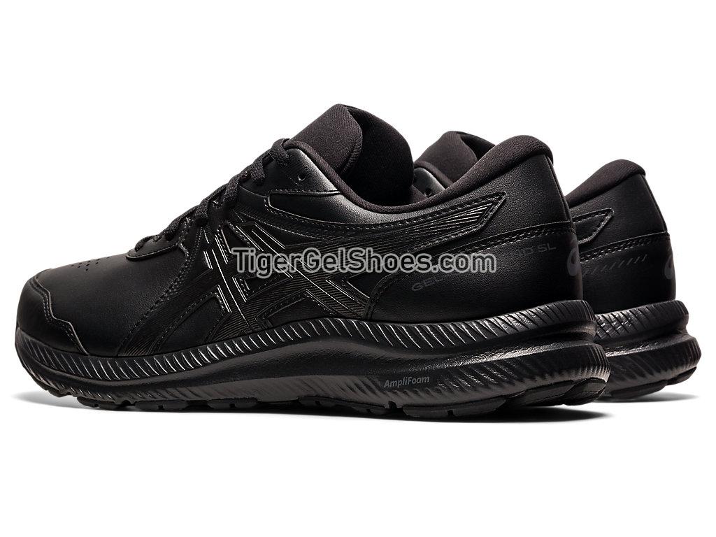 Asics GEL-CONTEND WALKER Black/Black 1131A049-001 Mens Running Shoes