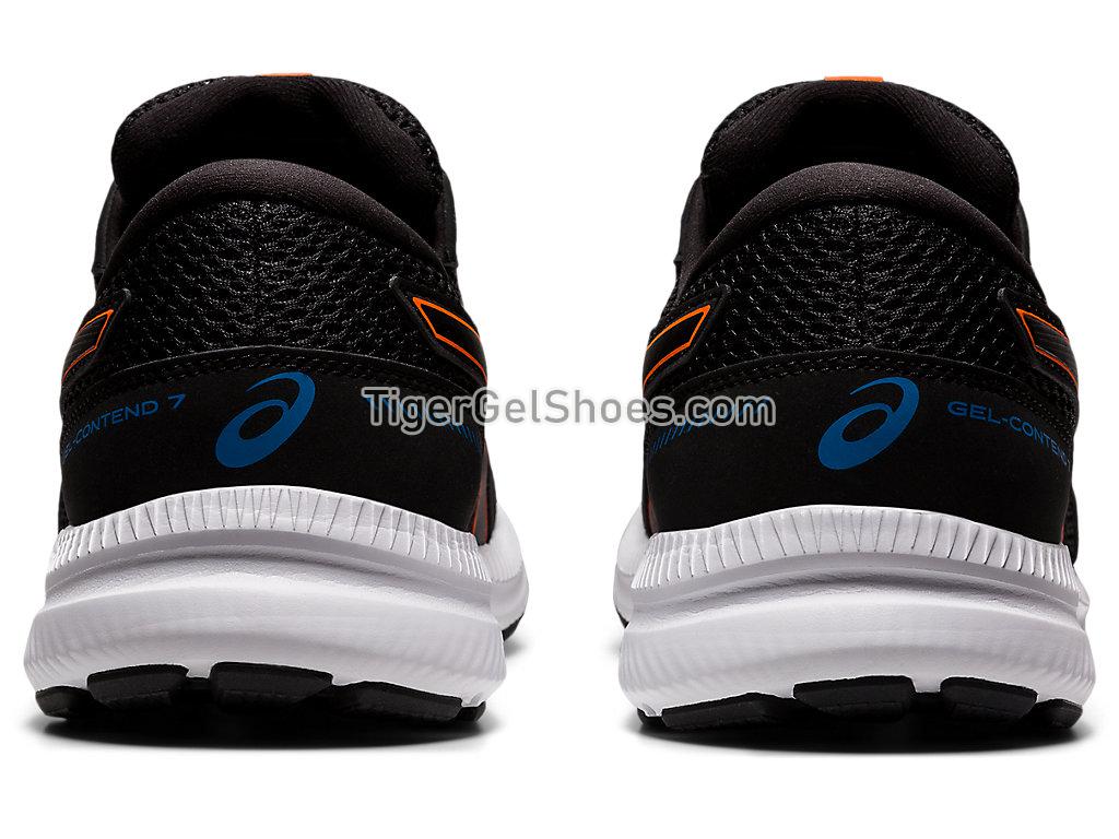 Asics GEL-CONTEND 7 Black/Marigold Orange 1011B040-004 Mens Running Shoes