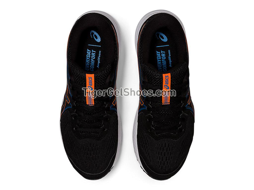 Asics GEL-CONTEND 7 Black/Marigold Orange 1011B040-004 Mens Running Shoes