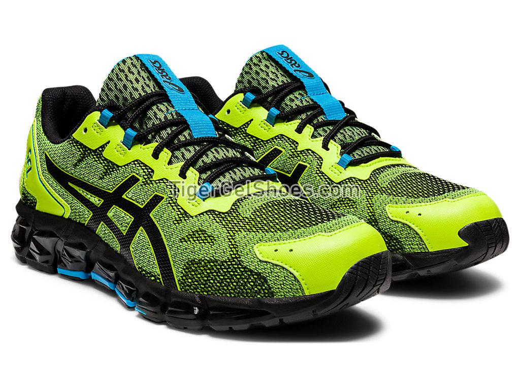 Asics GEL-QUANTUM 360 6 Hazard Green/Black 1201A062-300 GEL Mens Womens Shoes