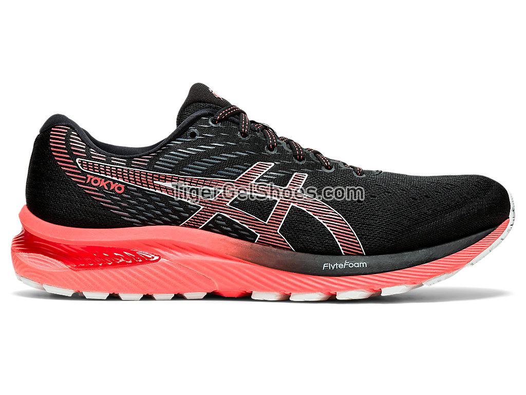 Asics GEL-CUMULUS 22 TOKYO Black/Sunrise Red 1011B078-001 Mens Running Shoes