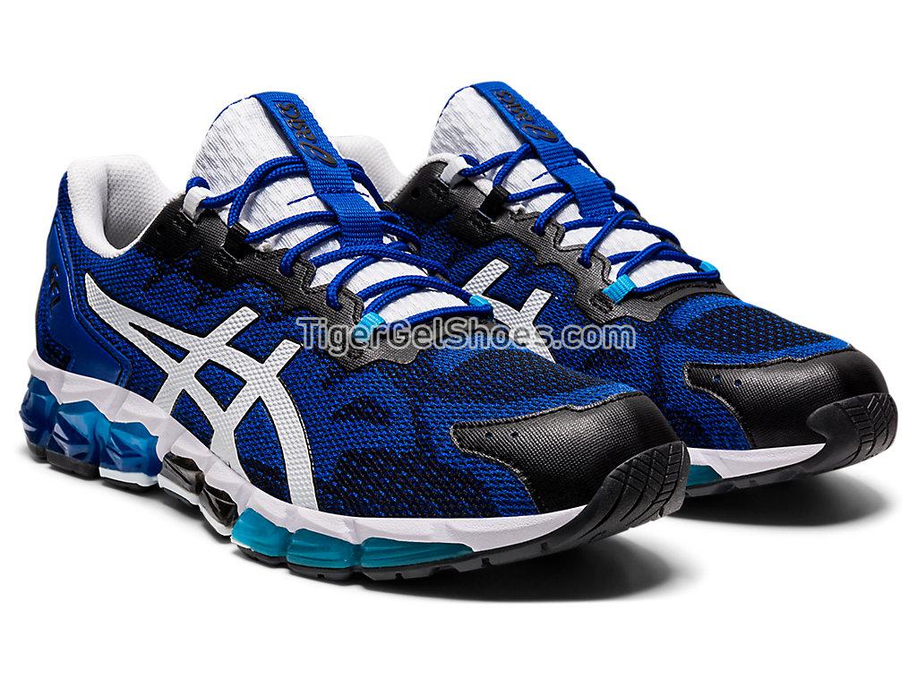 Asics GEL-QUANTUM 360 6 Black/Asics Blue 1201A062-002 GEL Mens Womens Shoes