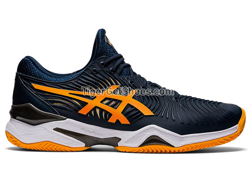 Asics COURT FF 2 CLAY French Blue/Amber 1041A082-402 Mens Tennis Shoes