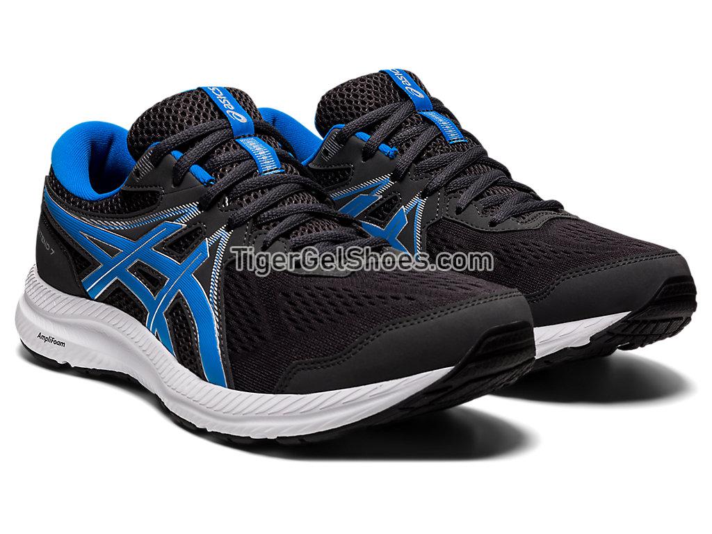 Asics GEL-CONTEND 7 Graphite Grey/Directoire Blue 1011B040-021 Mens Running Shoes