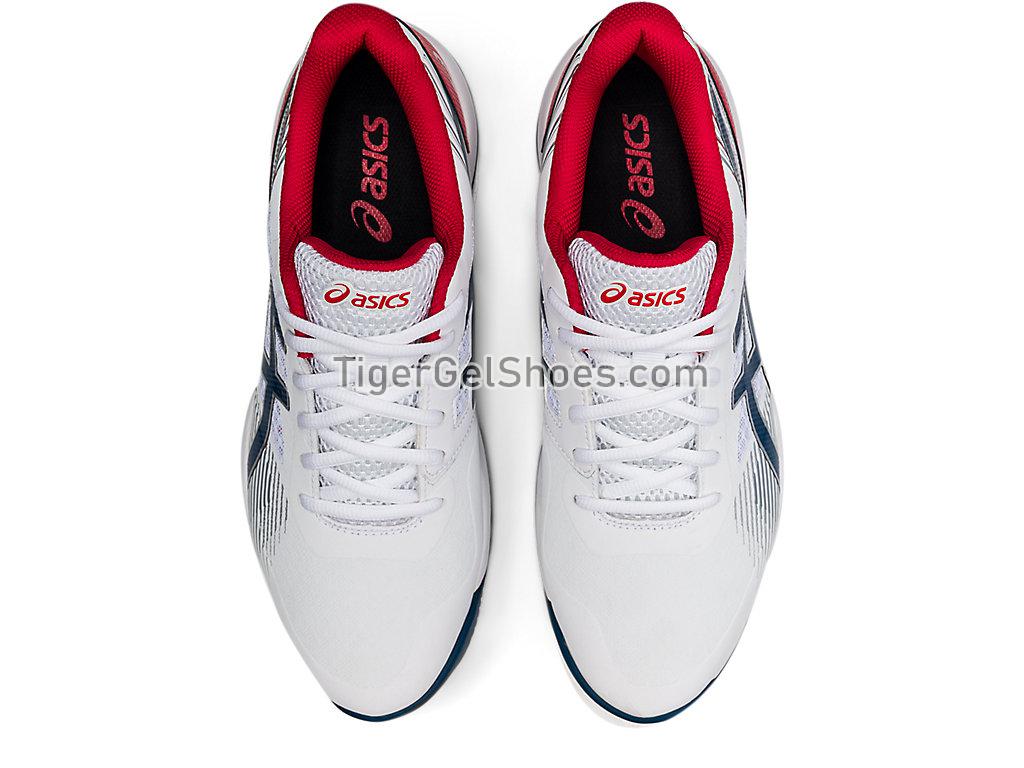 Asics GEL-GAME 8 White/Mako Blue 1041A192-102 Mens Tennis Shoes