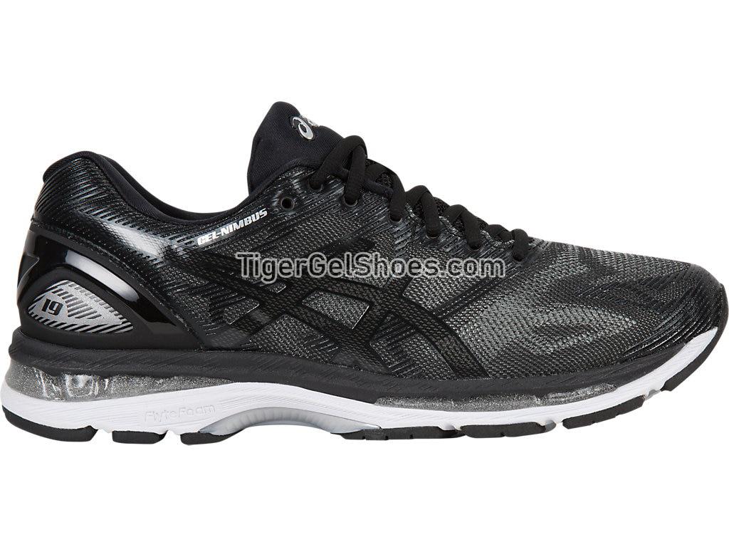 Asics GEL-Nimbus 19 (4E) Black/Onyx/Silver T702N-9099 Mens Running Shoes