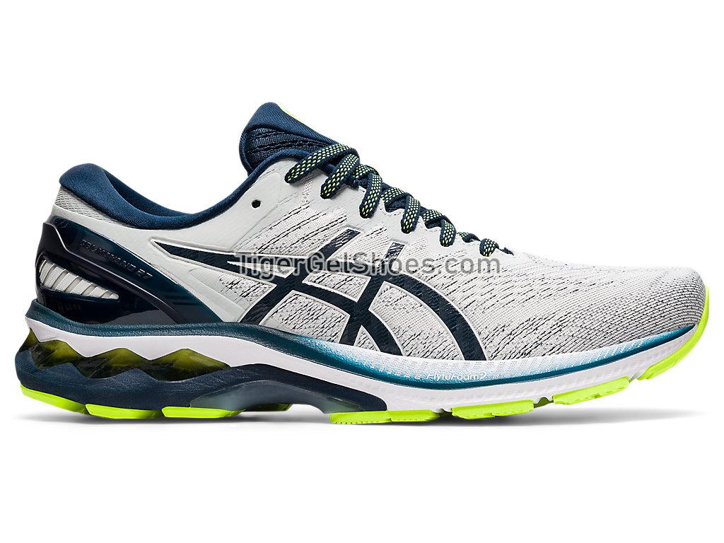 Asics GEL-KAYANO 27 Glacier Grey/French Blue 1011A767-024 Mens Running Shoes