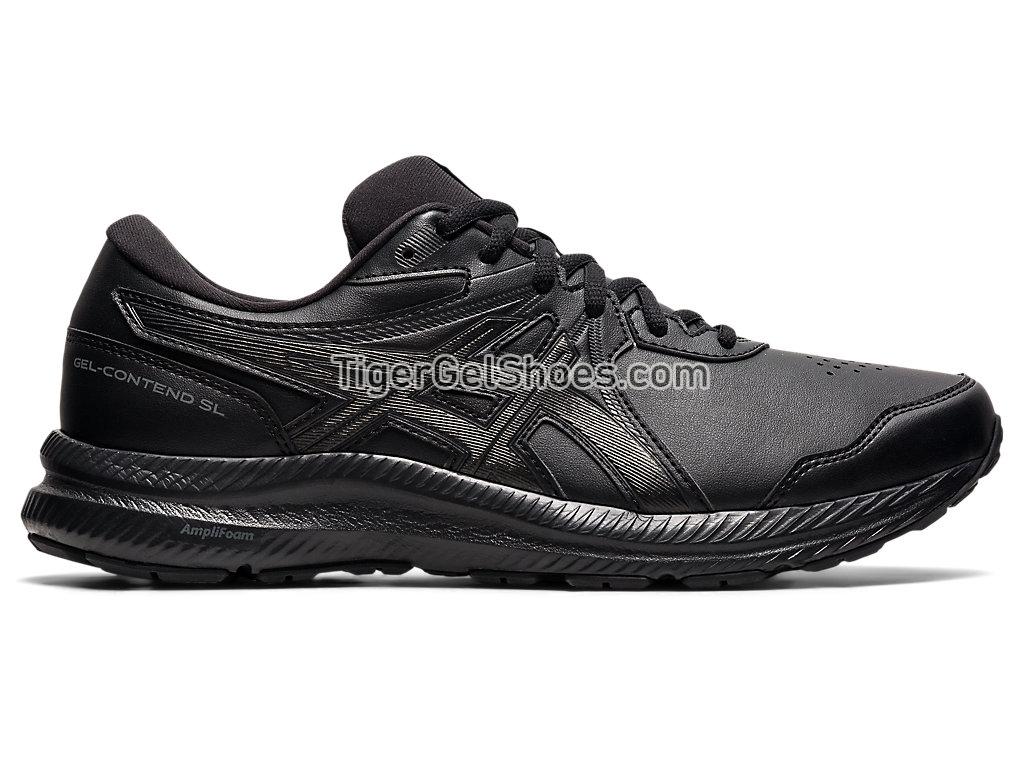Asics GEL-CONTEND WALKER (4E) Black/Black 1131A050-001 Mens Running Shoes