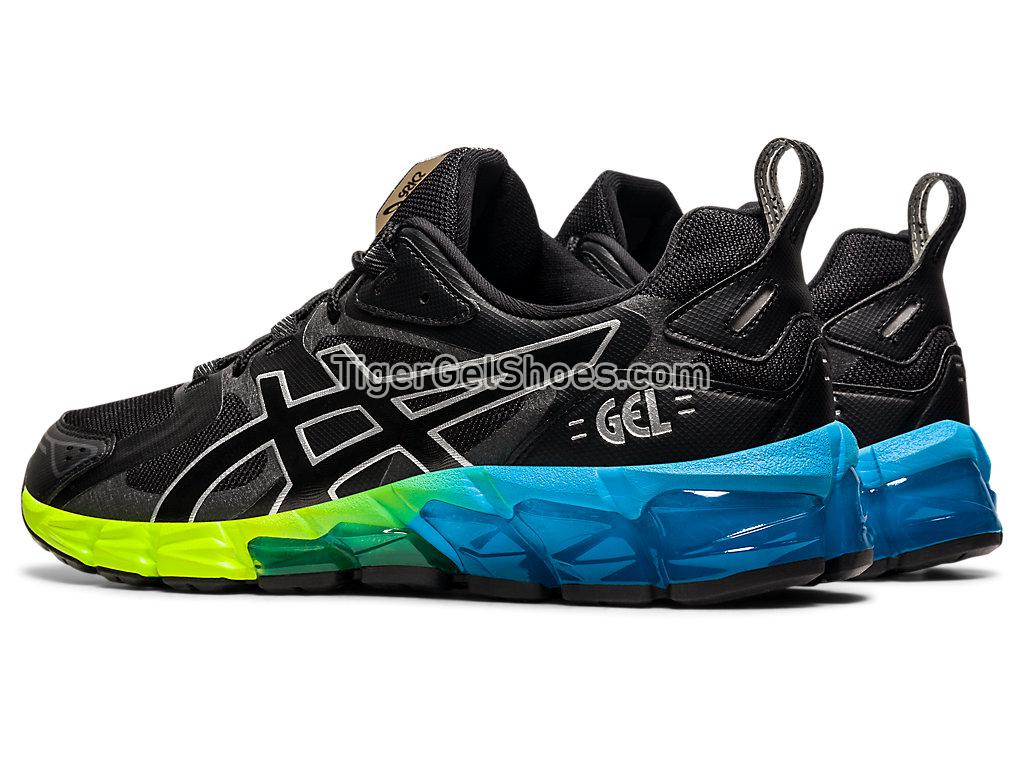 Asics GEL-QUANTUM 180 Black/Aizuri Blue 1201A063-008 GEL Mens Womens Shoes