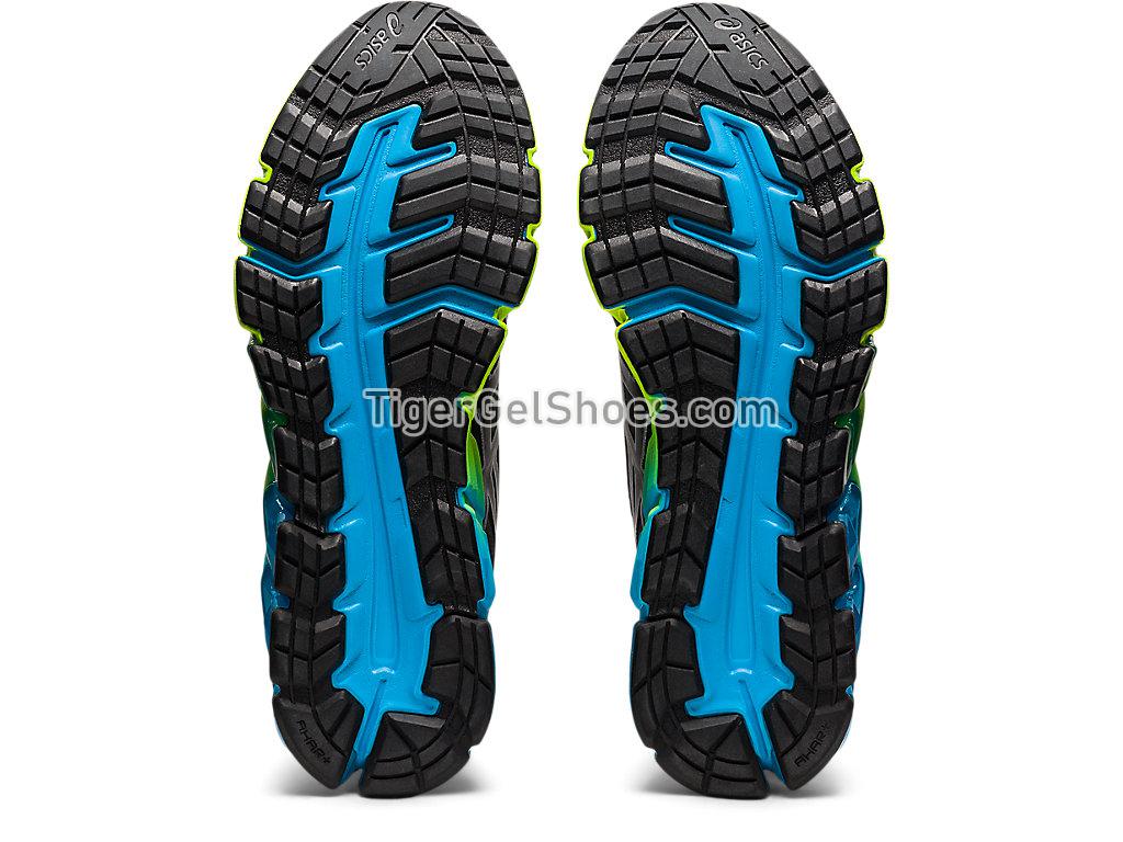 Asics GEL-QUANTUM 180 Black/Aizuri Blue 1201A063-008 GEL Mens Womens Shoes