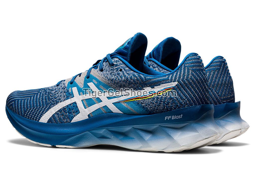 Asics NOVABLAST Reborn Blue/White 1011B149-401 Mens Running Shoes