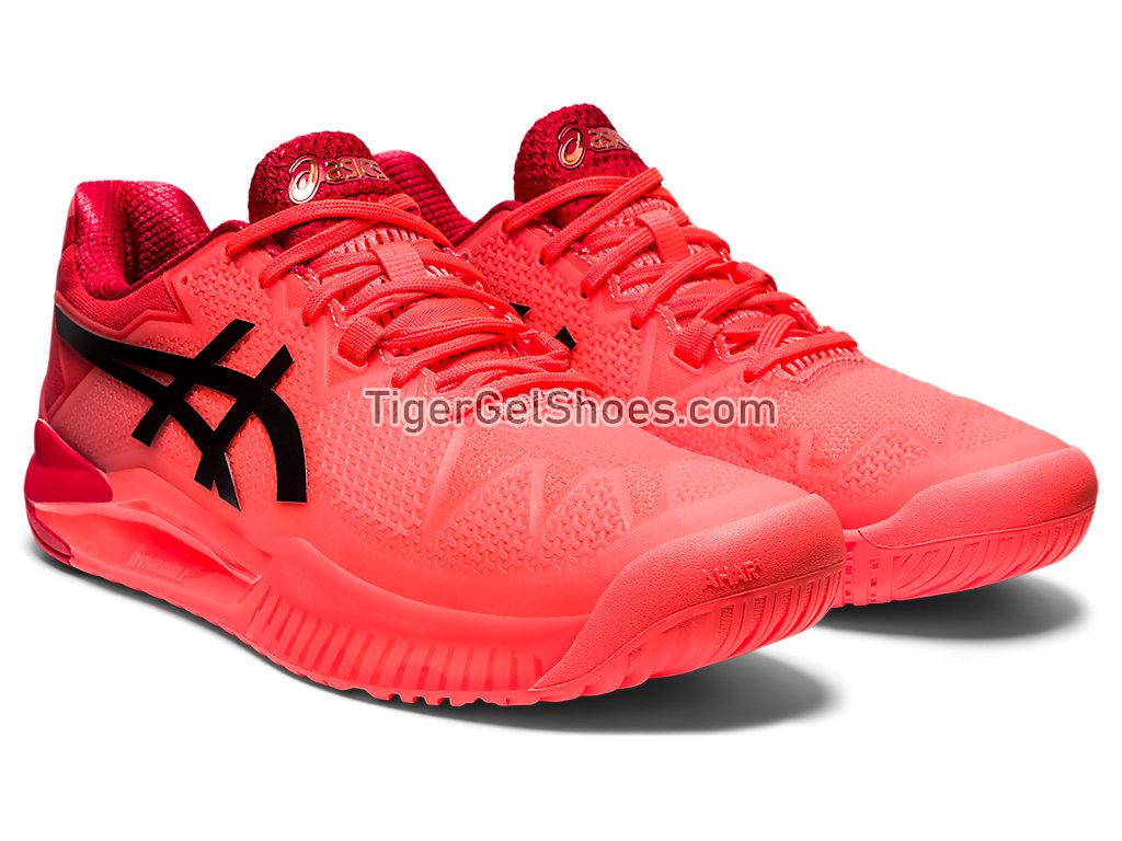 Asics GEL-RESOLUTION 8 TOKYO Sunrise Red/Eclipse Black 1041A185-701 Mens Tennis Shoes