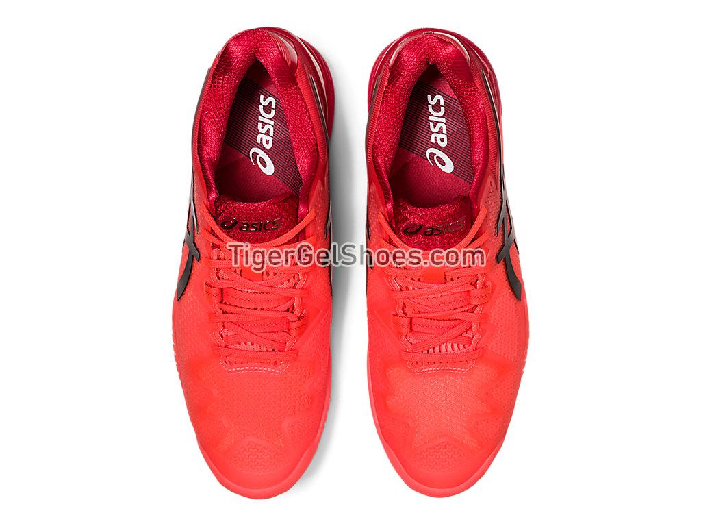 Asics GEL-RESOLUTION 8 TOKYO Sunrise Red/Eclipse Black 1041A185-701 Mens Tennis Shoes