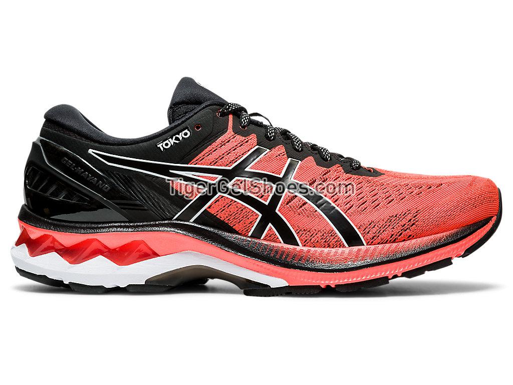 Asics GEL-KAYANO 27 TOKYO Sunrise Red/Black 1011B077-600 Mens Running Shoes