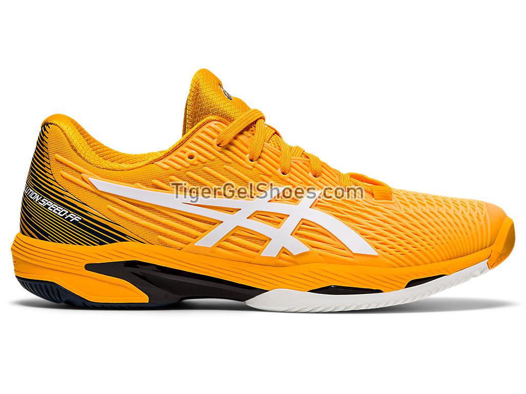 Asics SOLUTION SPEED FF Amber/White 1041A182-800 Mens Tennis Shoes