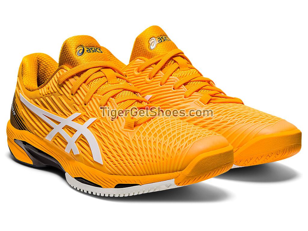 Asics SOLUTION SPEED FF Amber/White 1041A182-800 Mens Tennis Shoes