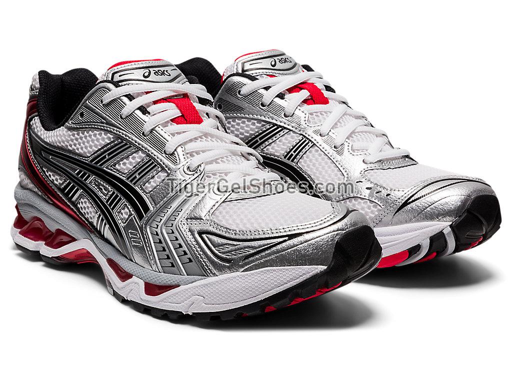 Asics GEL-KAYANO 14 White/Classic Red 1201A019-103 GEL Mens Womens Shoes